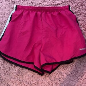 Reebok Women's Vibrant Pink Athletic Shorts